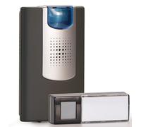 Heidemann 70825 HX Wireless Doorbell Set, 200m Range, 8 Melodies