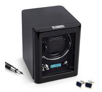 Heiden Single Watch Winder - Watch Winder for Automatic Rolex Watches, Direct Drive Brushless Motor, LCD Digital Controls, Hand Made and Assembled Nova