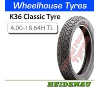 Heidenau K36 ( 4.00-18 TL 64H Rear wheel, M/C, Front wheel )