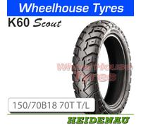 HEIDENAU Tyre k60 Scout 150/70 B 18 M/C 70t TL M+S for Moto Spare Parts