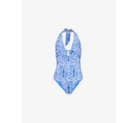 Heidi Klein Womens Prt-prt Lake Como U-bar Recycled Polyamide-blend Swimsuit S
