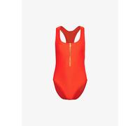 Heidi Klein Womens Red-red Core Scoop-neck Stretch Recycled-polyamide Swimsuit S