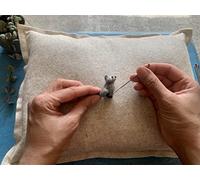 heidifeathers ECO Wool Needle Felting Mat - Pure Wool with Recycled Wool Filling (Extra Large)