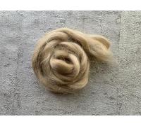 heidifeathers® Mohair and Wool Blend - Needle Felting Fur, Reborn Rooting, Doll Hair (Blond)