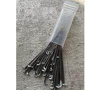 Heidifeathers® Needle Felting Needles - Colour Coded - High Quality Needles - Triangular, Star, Twisted, Reverse, StarTwisted, Forked, Crown (White 46G - Crown Very Fine, 10 Needles)