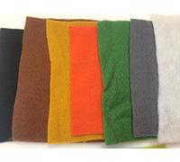 Heidifeathers Pure Wool Prefelt/Pre Felt Squares - for Needle + Wet Felting (Autumn, 6" Squares)
