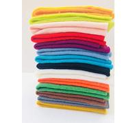 Heidifeathers Pure Wool Prefelt/Pre Felt Squares - for Needle + Wet Felting (Carnival + Autumn, 12" Squares)