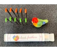 Heidifeathers 'Reverse Mix' Felting Needles - for Pulling Wool and Creating Fur, fluffyness