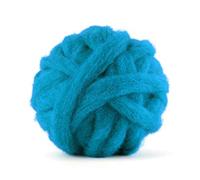 heidifeathers Single Felting Wool Colours - You Choose (Aqua, Carded Sliver)