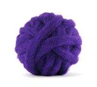 Heidifeathers Single Felting Wool Colours - You Choose (Deep Purple, Carded Sliver)