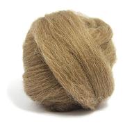 Heidifeathers Single Felting Wool Colours - You Choose (Light Brown, Natural Wool)