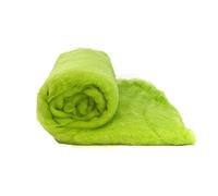 Heidifeathers Single Felting Wool Colours - You Choose (Light Green, Carded Batts)