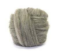 Heidifeathers Single Felting Wool Colours - You Choose (Mid Grey, Natural Wool)