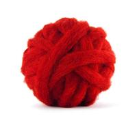 Heidifeathers Single Felting Wool Colours - You Choose (Red, Carded Sliver)