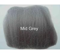 Heidifeathers Single Merino Wool Colours - You Choose (Mid Grey, 25g)