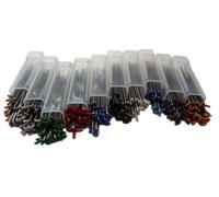 Heidifeathers 'Super Mix' - 30 Mixed Felting Needles - 10 Colour Coded Different Types - Triangular, Star, Reverse and Twisted Needles