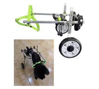 HEIDOUOZ Dog Wheelchair, Pet Wheelchair, Aluminum Dog Wheelchairs for Small/Medium Pet, Lightweight Doggie Assisted Walking Device(Size L)