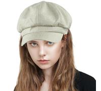 Heidouse Beret Hats for Women, Classic Fashional French Cotton and Line Beret Hat Lightweight and Comfortable Artist Fiddler Cap for Daily Wear, Party, Travel, Shopping