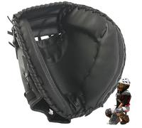 Heidouse Catchers Mitt, Wear-Resistant PU Leather Thickened Baseball Mitt Adult, Shock Absorption Left Hand Catcher's Glove for School, Local City Parks and Facilities