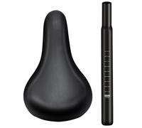 Heidouse Kids Bike Saddle, Waterproof Child Bike Seat with Seat Post for Balance Biking Riding Cycling, Mountain Saddles