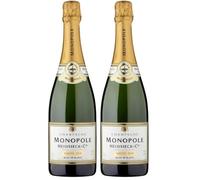 Heidsieck Monopole White Top Champagne Blanc de Blancs 75cl (Pack of 2)