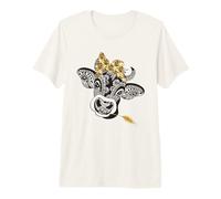 Heifer Mandala Cow Sunflower Bandana Rustic Animal Lover Premium T-Shirt