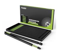 Heifix 12 x 150mm PH2 Impact Screwdriver Bit Set, Eco Storage Box | Long PH2 Phillips Impact Drill Bit With Magnetised Tip For Secure Screw Holding. Supplied In A Reusable Eco Storage Box.