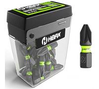 Heifix 25 x 25mm PZ2 Impact Screwdriver Bit Set, Pozi TicTac Box