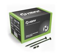 Heifix Decking Screws Pozi Countersunk - FREE Screw Bit Included (QTY 200, 4.5 x 70mm)