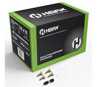 Heifix Multi-Purpose Wood Screws - FREE Screw Bit Included (QTY 500, 3.5mm x 12mm) Pozi Double Countersunk