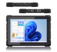 HEIGAOLA Rugged Windows Tablet, 12th Alder Lake N100 Tablet PC Win 11 Pro 8GB RAM 128GB ROM 4G LTE Tablet PC 10.1" Tablet with 8000mAh Battery USB3.0 / WiFi 5 / BT5.0 / FHD for Field Service Workers