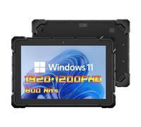 HEIGAOLAPC Industrial Rugged Tablet-Outdoor Waterproof Tablet Sunlight Readable Win 11 Pro, N4120, 8GB Ram 128GB Rom, 10.1 inch 1920 * 1200 Display, 8000mAh Battery, 4G LTE, GPS, HDMI, WiFi 5, BT 4.2