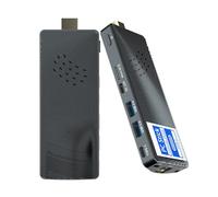 HEIGAOLAPC Mini PC Stick, Win 11 Intel Celeron J4105, 8 GB RAM, 128 GB eMMC, USB-C Fanless Desktop PC, USB 3.0 x 2, Gigabit Ethernet, 4K 60Hz, Wi-Fi 6 / BT 5.2, HDMI 2.0, for Business Home Office