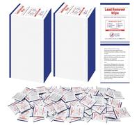 Heigble 100 Pack Lead Remover Wipes for Shooting Hand&Surface Cleaning Wipes Effectively Removes Lead, Dust, Oil&Grime Individually Wrapped Wipe for Shooting Ranges, Hunting, Industrial Use (White)