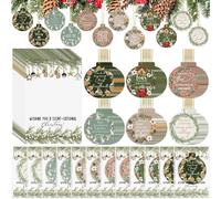 Heigble 36 Set Christian Christmas Bulk Gifts Religious Scented Hanging Ornament Xmas Scent Sachet with Card Bag Bible Verse Decor for Secret Sister in Christ Gift Sunday School Women