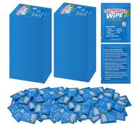 Heigble 50 Pack Lead Remover Wipes for Shooting Hand Surface,Blue | Cleaning Wipes Effectively Removes Lead Dust Oil Grime Individually Wrapped Wipe for Shooting Ranges Hunting Industrial Use