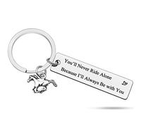 Heigebi Horse Memorial Gifts Horse Memorial Keyring Gift For Horse Lovers Keyring Loss of Horse Bereavement Gifts Remembrance Gifts Horse Memory Keepsake Compete Equitation Horse Inspirational Gift