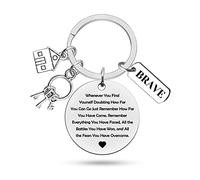 Heigebi Our First Home Keychains Housewarming Gift New Home Gift House Keyrings Housewarming Gift New Homeowner Gift for Women Men Her Him Coworker Moving in Jewelry Realtor Closing Gifts