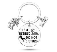 Heigebi Retirement Gifts for Women Men 2026 Funny Retired Keyring Retirement Gifts for Colleagues Friends Family Husbands Farewell Present for Coworkers Boss Teachers Christmas Birthday Gift Keychain