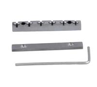 Height Adjustable 42MM/43MM Stainless Steel Beads Double Layer Guitar Nut Replacement for 6 String LP Guitar(42MM)