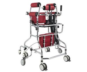 Height Adjustable Aluminum Walkers with 8 Wheels for Seniors, Lightweight Mobility Aid Supports 350lbs, Anti-Backward Design for Elderly and Disabled