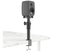 Height Adjustable Clamp-On Desktop Speaker Stands for Genelec G1/8010A Stand with Cable Management - Desktop Studio Monitor Stands for Genelec Studio Monitor Stand Up to 30Lbs to Elevate Sound