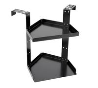 Height Adjustable Cubicle Shelf - 2 Layers for Fabric Walls Versatile Storage Solution for Bathroom Kitchen Bedroom Living Room Wall Corner Home Decor