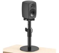 Height Adjustable Desktop Speaker Stand for Genelec G1 8010A Desk Speaker Stands with Cable Management - Metal Desktop Studio Monitor Stands for Genelec Studio Monitors Up to 30Lbs