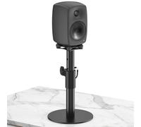 Height Adjustable Desktop Speaker Stand for Genelec G3/8030C/8330A Desk Speaker Stands with Cable Management - Metal Desktop Studio Monitor Stands for Genelec Studio Monitors Up to 30Lbs