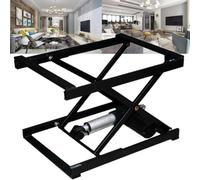 Height Adjustable Electric Lift Coffee Table with Remote Control, Smart Double Scissor Design, 150KG Capaci, Modern Fur for Living Room, Versatile Lift Table