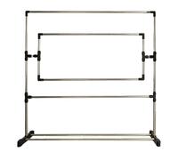Height Adjustable Embroidery Stand, Cross Stitch Craft Stand, Standing Stainless Steel Bracket with Universal Wheel, Art Craft Sewing Auxiliary Tool ,for Manual and Sewing
