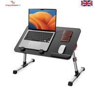 Height Adjustable Foldable Laptop Desk with Wrist Rest - Ergonomic Workspace