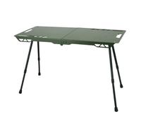 Height Adjustable Folding Camping Table | Portable Aluminum Alloy - Ideal for Outdoor Indoor Use, Garden, Patio, Hiking, Travel, Beach & Road Trips