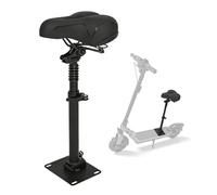 Height-adjustable folding seat for electric scooters, compatible with Segway Ninebot F3/E3/E3Pro scooter, 45-65 cm seat height with shock-absorbing seat, portable shoulder strap and high-gloss